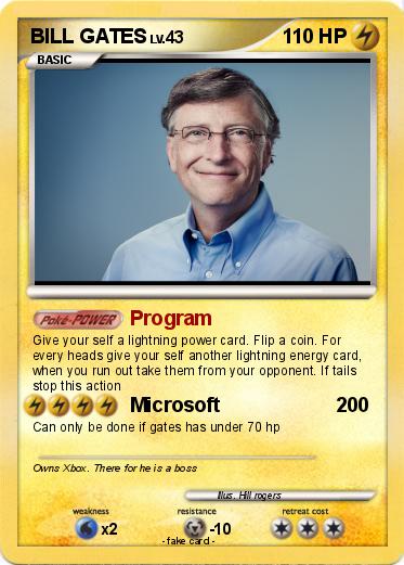 Pokemon BILL GATES