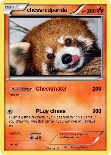 Pokemon chessredpanda