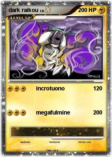 Pokemon dark raikou