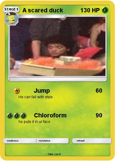 Pokemon A scared duck