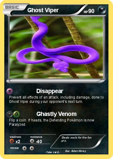 Pokemon Ghost Viper