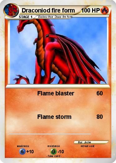 Pokemon Draconiod fire form