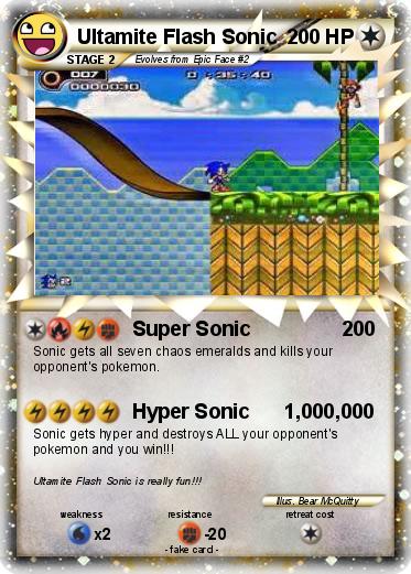 Pokemon Ultamite Flash Sonic
