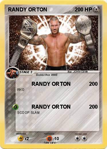Pokemon RANDY ORTON