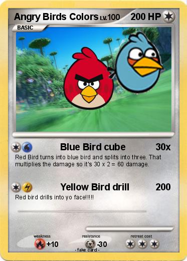 Pokemon Angry Birds Colors