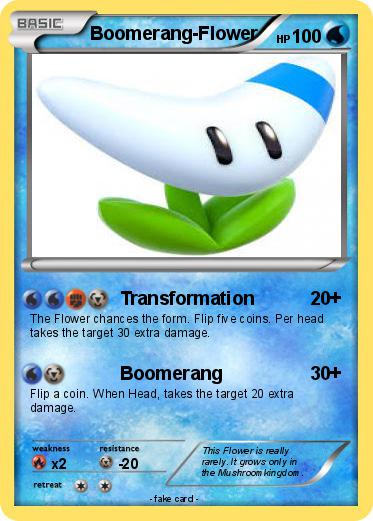 Pokemon Boomerang-Flower