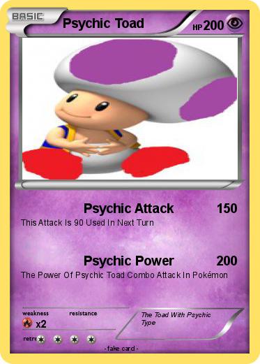 Pokemon Psychic Toad