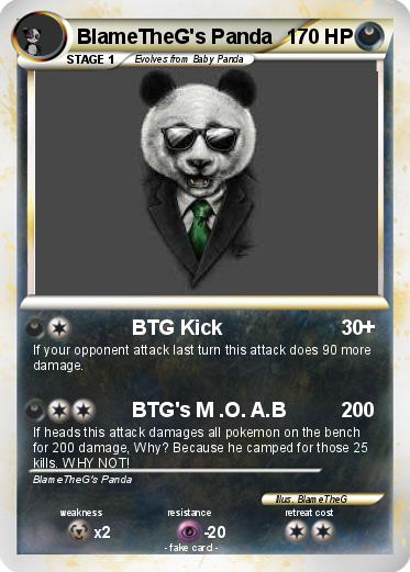 Pokemon BlameTheG's Panda