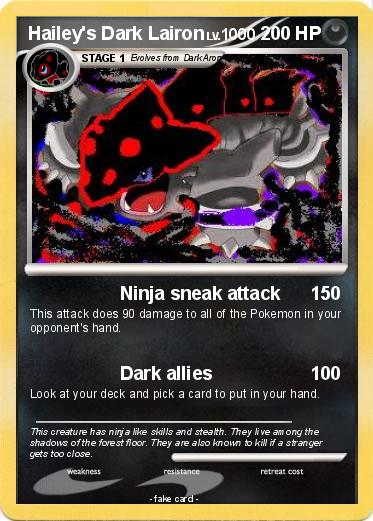 Pokemon Hailey's Dark Lairon