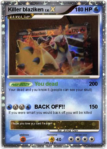 Pokemon Killer blaziken