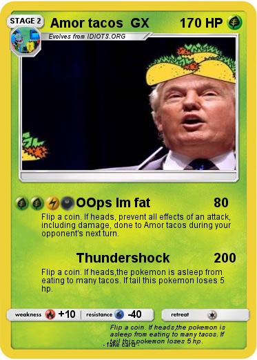 Pokemon Amor tacos  GX