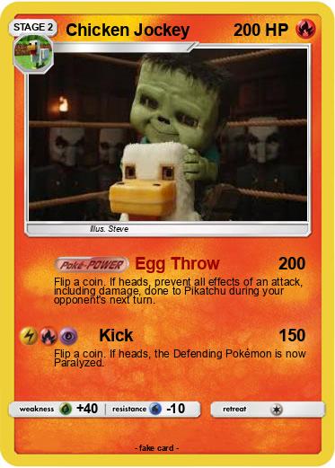 Pokemon Chicken Jockey