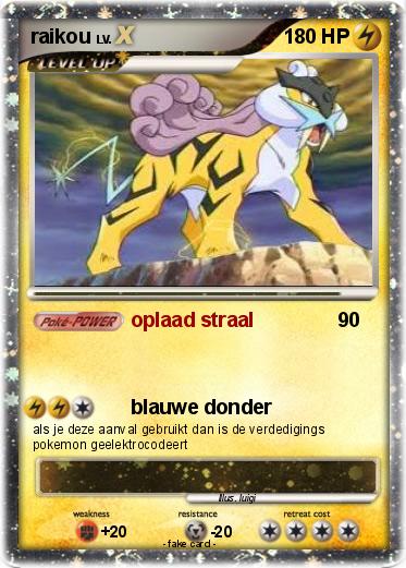 Pokemon raikou
