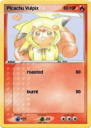 Pokemon Picachu Vulpix
