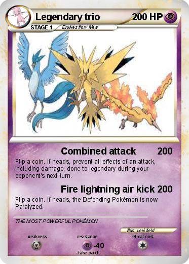 Pokemon Legendary trio