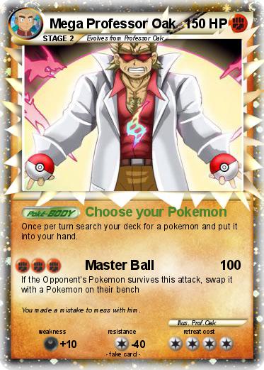 Pokemon Mega Professor Oak