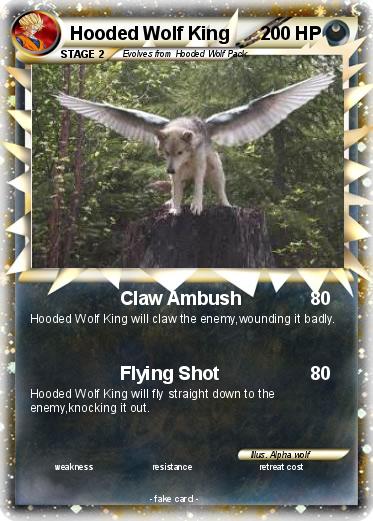 Pokemon Hooded Wolf King