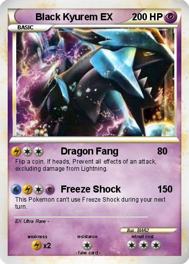 Pokemon Black Kyurem EX