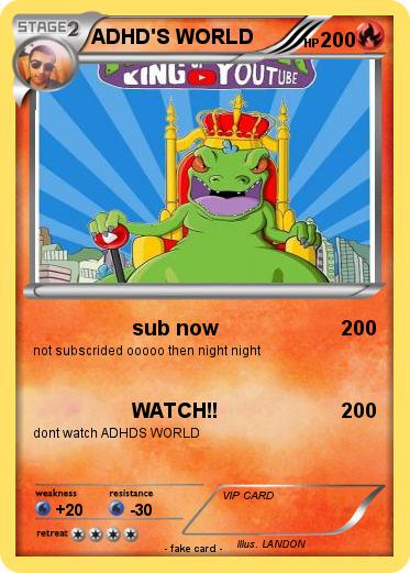 Pokemon ADHD'S WORLD