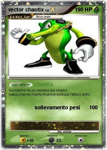 Pokemon vector chaotix