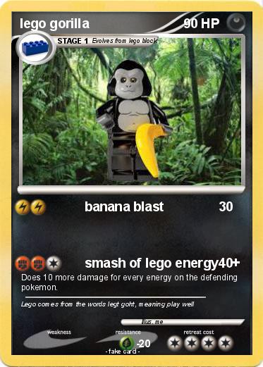 Pokemon lego gorilla