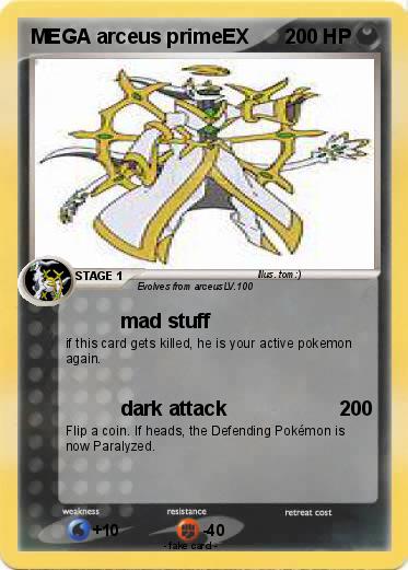 Pokemon MEGA arceus primeEX