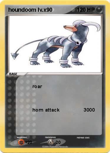 Pokemon houndoom lv.x90