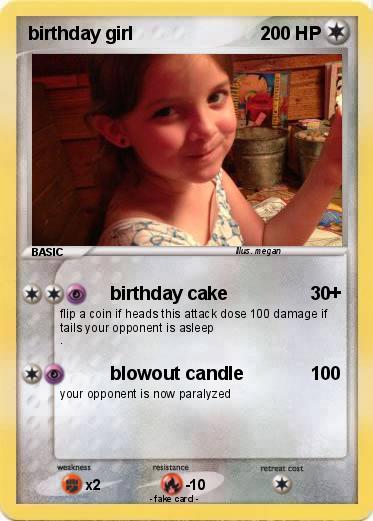 Pokemon birthday girl
