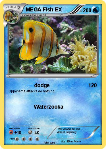 Pokemon MEGA Fish EX