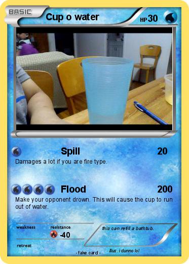 Pokemon Cup o water