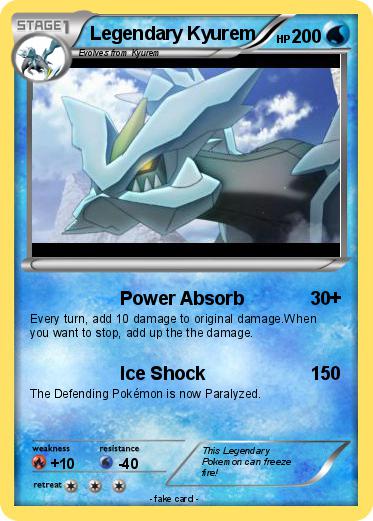 Pokemon Legendary Kyurem