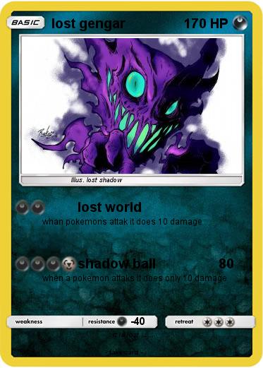 Pokemon lost gengar