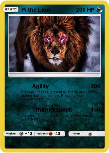 Pokemon Pi the Lion