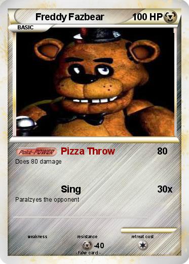 Pokemon Freddy Fazbear