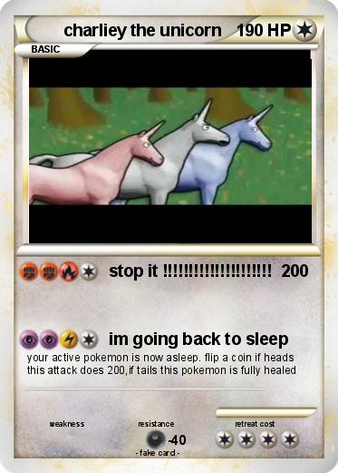 Pokemon charliey the unicorn