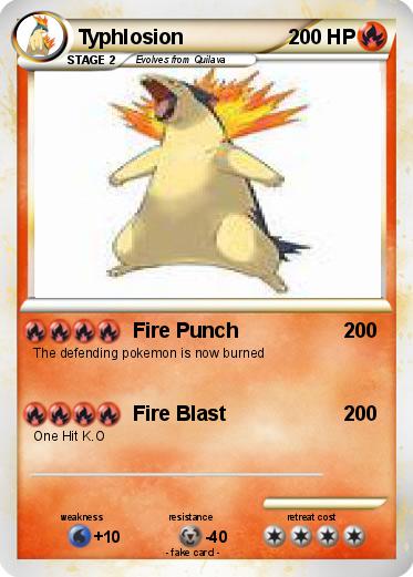 Pokemon Typhlosion