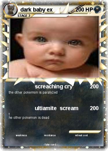 Pokemon dark baby ex