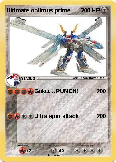Pokemon Ultimate optimus prime