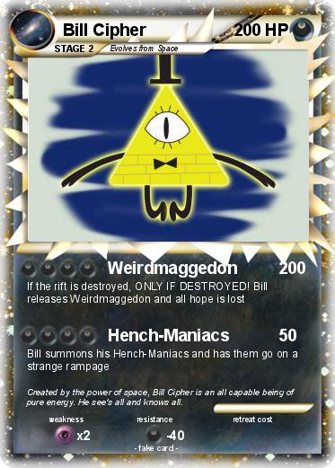 Pokemon Bill Cipher
