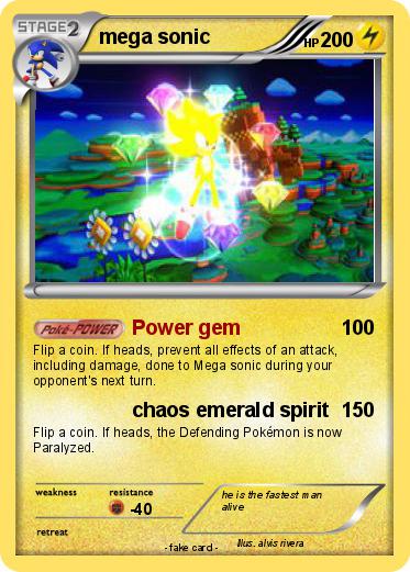 Pokemon mega sonic