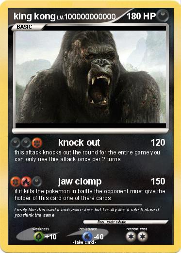 Pokemon king kong