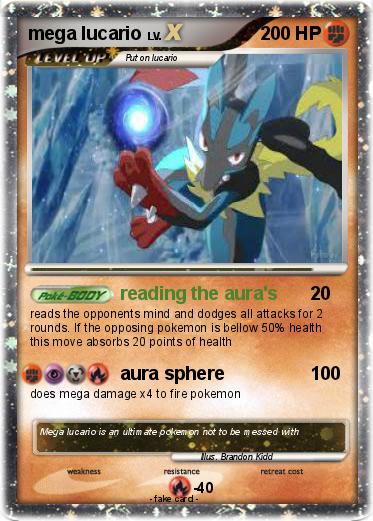 Pokemon mega lucario