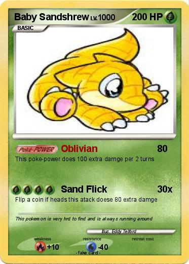 Pokemon Baby Sandshrew