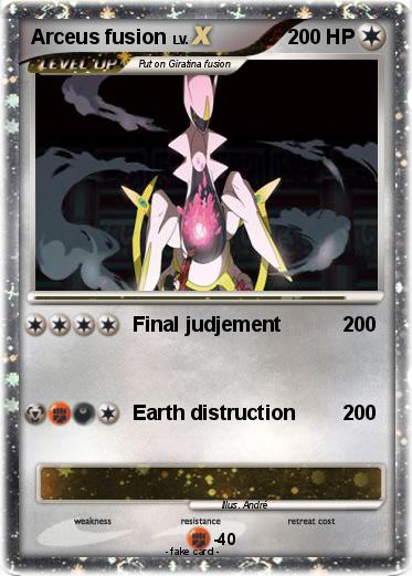 Pokemon Arceus fusion