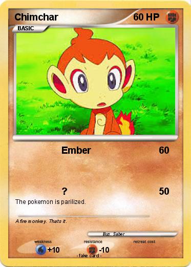 Pokemon Chimchar