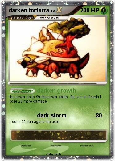 Pokemon darken torterra