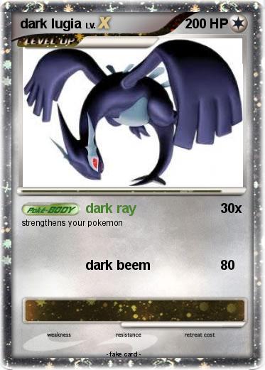 Pokemon dark lugia
