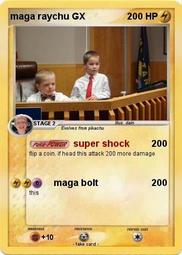 Pokemon maga raychu GX