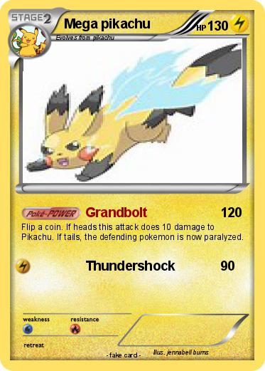 Pokemon Mega pikachu