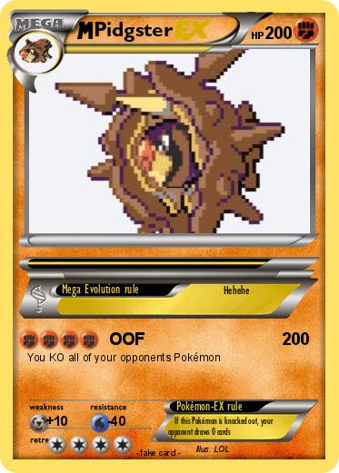 Pokemon Pidgster